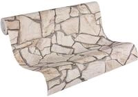 A.S. Creation 927323 Mustertapete in Natursteinoptik Wood n Stone, beige, braun, grau