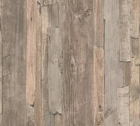 Vliestapete Holz-Optik Holzwand Bretter braun AS Creation 95405-3