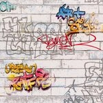 A.S. Creation 935611 Boys und Girls 4 Mustertapete Graffities, bunt