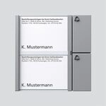 Siedle Tastenmodul 2 Tasten In-Home-Bus, BTM 650-02 SM, silber metallic, 2544223