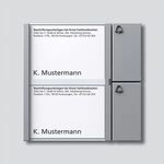 Siedle Tastenmodul 2 Tasten 1 mit N-System, TM 612-2 SM, silber-metallic, 2544207