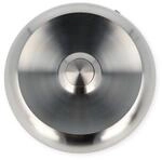 Grothe Klingeltaster, 80 x 15 mm, IP40, ETA S 100, Edelstahl, 1522745