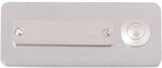Heidemann 70121 Klingelplatte mit Namensschild 1fach Edelstahl 24 V/1 A
