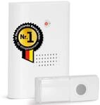 HEIDEMANN Funkklingel Set HX One - Erweiterbare Klingel - Batteriebetrieben - Funk