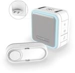 Honeywell Home DC515SP2 Serie 5 kompakter Einsteck-LED-Gong mit Klingeltaster,
