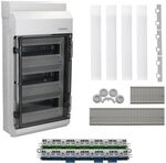 Hensel KV3536 3-reihig 36TE KV-Sicherungskasten Aufputz Automatengeh&auml;use IP 54