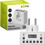 Goobay 93256 Digitale Zeitschaltuhr Innen &ndash; Ger&auml;uschlos - Programmierbar -