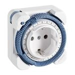 Theben 0260030 Timer 26 - analoge Zeitschaltuhr, Steckdosen Schaltuhr,