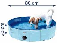 Doggy-Pool Planschbecken für Hunde Swimmig Pool der Hundepool mit 80 cm...