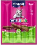 Vitakraft Katzensnack Cat-Stick mini Huhn & Katzengras -3 x 6g