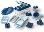 Genius Nicer Dicer Fusion Smart Set 16 Teile - Gem&uuml;seschneider & Spiralschneider zum