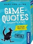 Kosmos Game of Quotes, K&auml;nguru-Chroniken Spiel ab 16 Jahren | verr&uuml;ckte Zitate,