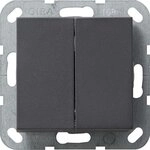 Gira 045428 Steckdose SCHUKO 045428 KD System 55 anthrazit, 250 V