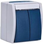 Busch-Jaeger 2621 WN-53-205-101 Doppeltaster/Serientaster 2 Schlie&szlig;er, 1-polig