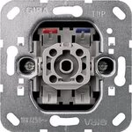 Gira 011600 11600 Einsatz Kontrollschalter, Wechselschalter Standard 55, E2, Klar,