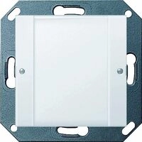 Gira 2001100 Tastsensor 2 potentialfrei System 55 1-fach 24 V klar, reinwei&szlig;