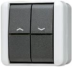Jung 839VW Jalousie-Wippschalter Taster, 1-polig
