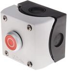 Eaton RMQ Titan M22 Drucktaster-Steuerstation Rot O Kunststoff, 500V / 4A Grau &Oslash;