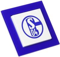 Busch-Jaeger Wechselschalter 2000/6UJ/02 Fanschalter FC Schalke 04, 1012-0-2200