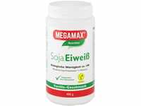 MEGAMAX Soja Eiweiß + Taurin + L-Methionin Vanille 400 g Glutenfrei 