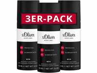 s.Oliver® BLACK LABEL Men I 3er Pack - Deodorant - zeitlos & maskulin - lang