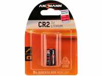 ANSMANN CR2 (3V) Lithium Photobatterie (1-er Pack) für Garagentoröffner,