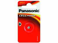 Panasonic SR 521 EL/ SR 63 Silberoxid-Uhrenbatterien Knopfzelle (1,55V, 17mAh)