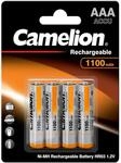 Camelion 17011403 - Ni-MH Rechargable Batterien AAA / HR03, 4 St&uuml;ck, Kapazit&auml;t 1100