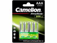 Camelion 17408403 - Always Ready Ni-MH Batterien AAA / HR03, 4 Stück,...