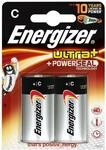 Energizer Ultra+ Alkaline Batterie C Baby 2er Pack