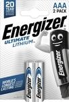 Energizer PILAS LITIO ULTIM Lithium L92 (AAA) BL2 BR, 626262, Grau, One Size