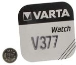 Varta 38506 SR66 (V377) Zink-Onoxid-Batterien, silberfarben, 155 V