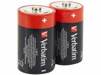 Verbatim Premium Alkali-Blockbatterien, 1,5V, D-LR20 Mono-Batterie,