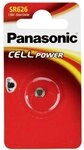 Panasonic SR 626 EL Silberoxid-Uhrenbatterien Knopfzelle (1,55V, 28mAh)