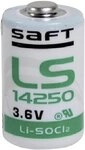 Saft Lithium 3,6V Batterie LS 14250 1/2AA - Zelle 1/1 pin +/-