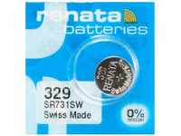 Renata Uhrenbatterie SP 329 ///; SR731SW;1 Pack