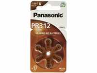 Panasonic Hörgerätebatterien PR312 (10 Blister Pack - 60 Batterien)