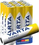 VARTA Batterien AAA, 10 St&uuml;ck, Energy, Alkaline, 1,5V, Verpackung zu 80%...