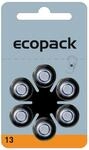 6 Varta ecopack 13 im Blister H&ouml;rger&auml;te H&ouml;rger&auml;tebatterien batterien PR48...