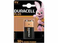 Duracell Plus Batterie 9V (6LR61/MN1604), 1 Stück
