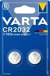 VARTA Batterien Knopfzelle CR2032, 2 St&uuml;ck, Lithium Coin, 3V, kindersichere