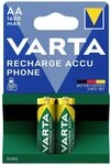 VARTA Recharge Accu Phone AA Akkus 1600 mAh 2er Blister