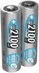 ANSMANN Akku AA Mignon 2100mAh 1,2V NiMH - wiederaufladbare Batterien AA Akkus maxE