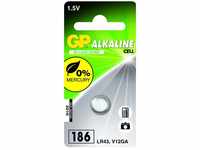 GP Batteries 050186C1 Alkaline Knopfzelle für V12GA / L1142 schwarz