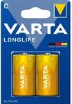 VARTA Batterien C Baby, 2 St&uuml;ck, Longlife, Alkaline, 1,5V, ideal f&uuml;r