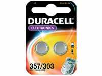 Duracell Knopfzelle Silberoxid Uhrenbatterien (SR44/357/303) 2 Stück