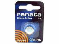 Renata Knopfzelle Batterie CR1216 3V;1 Pack