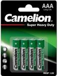 Camelion 10000403 - Super Heavy Duty Batterien AAA / R03, 4 St&uuml;ck, Kapazit&auml;t 550