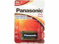 Panasonic Stromversorgung Energie Batterien Pro Power Gold 9V 6LR61PPG/1BP