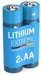 ANSMANN Extreme Lithium Batterie AA Mignon 2er Pack - 1,5V, LR6 - hohe...